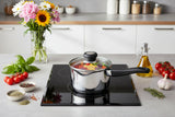 Judge Vista 14cm Stainless Steel Non Stick Draining Saucepan - 1 Litre