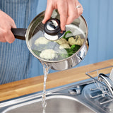 Judge Vista 20cm Stainless Steel Draining Saucepan - 3 Litre
