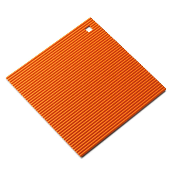Zeal 22cm Large Silicone Trivet Mat - Neon Orange