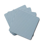 Zeal Set Of 4 Silicone Coasters - Duck Egg Blue