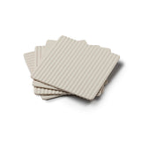 Zeal Set Of 4 Silicone Coasters - Cream