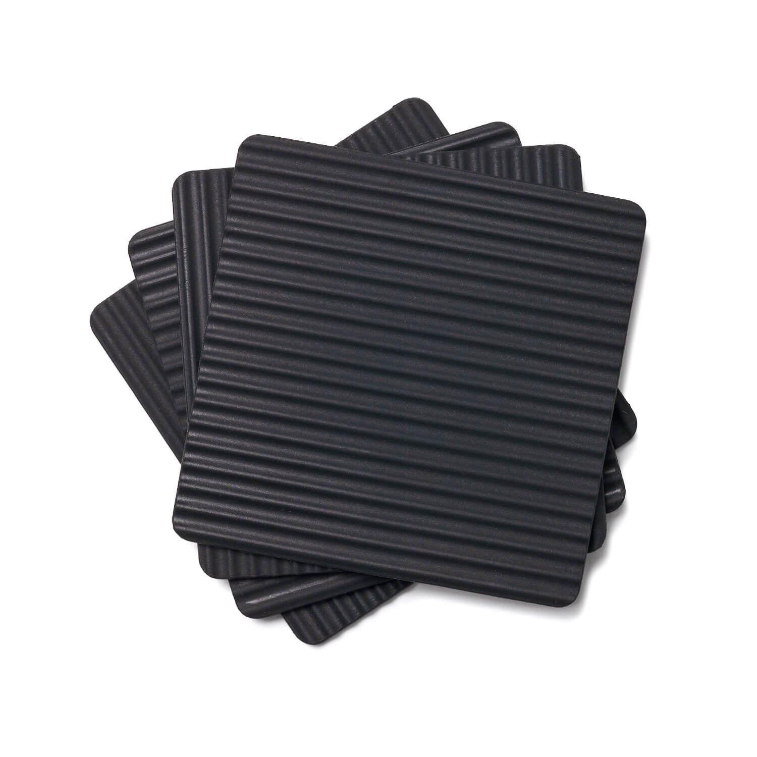 Buy Zeal | Set Of 4 Silicone Coasters - Black – Potters Cookshop