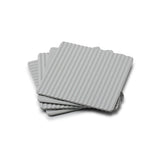Zeal Set Of 4 Silicone Coasters - French Grey