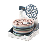Zeal Heritage 18cm Silicone Round Trivet Mat - Elephant Grey