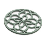 Zeal Heritage 18cm Silicone Round Trivet Mat - Dark Sage