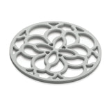 Zeal Heritage 18cm Silicone Round Trivet Mat - French Grey