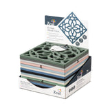 Zeal Heritage 18cm Silicone Square Trivet Mat - French Grey