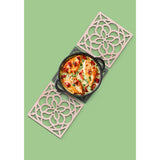 Zeal Heritage 18cm Silicone Square Trivet Mat - French Grey