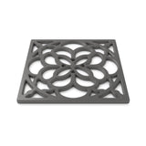 Zeal Heritage 18cm Silicone Square Trivet Mat- Elephant Grey