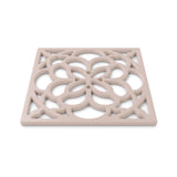 Zeal Heritage 18cm Silicone Square Trivet Mat- Rose Pink