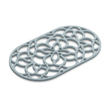 Zeal Heritage 32cm Silicone Oval Trivet Mat - Duck Egg Blue