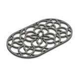 Zeal Heritage 32cm Silicone Oval Trivet Mat - Elephant Grey
