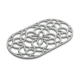 Zeal Heritage 32cm Silicone Oval Trivet Mat - French Grey