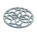 Zeal Heritage 13cm Silicone Mini Round Trivet Mat - Duck Egg Blue