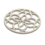 Zeal Heritage 13cm Silicone Mini Round Trivet Mat - Cream