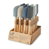 Zeal 25cm Silicone Spatula with Ash Wood Handle - Red