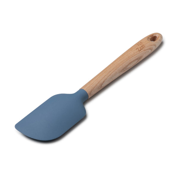 Zeal 25cm Silicone Spatula with Ash Wood Handle - Provence Blue