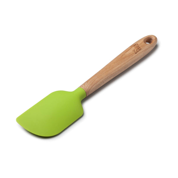 Zeal 25cm Silicone Spatula with Ash Wood Handle - Neon Green