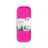 Zeal 23cm x 9cm Silicone Sink Tidy Mat - Neon Pink