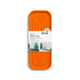 Zeal 23cm x 9cm Silicone Sink Tidy Mat - Neon Orange