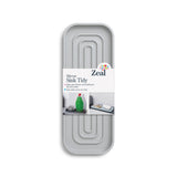Zeal 23cm x 9cm Silicone Sink Tidy Mat - French Grey