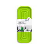 Zeal 23cm x 9cm Silicone Sink Tidy Mat - Neon Lime