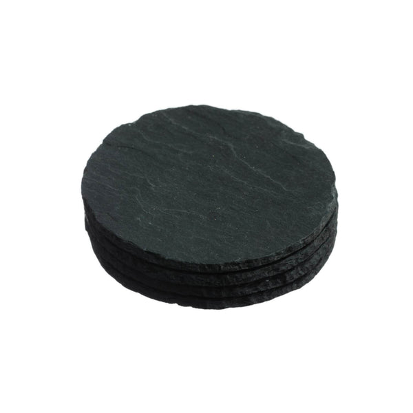 Selbrae House Set of 4 Slate Coasters - Round