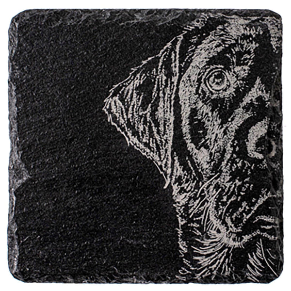 Selbrae House Slate Coaster - Labrador