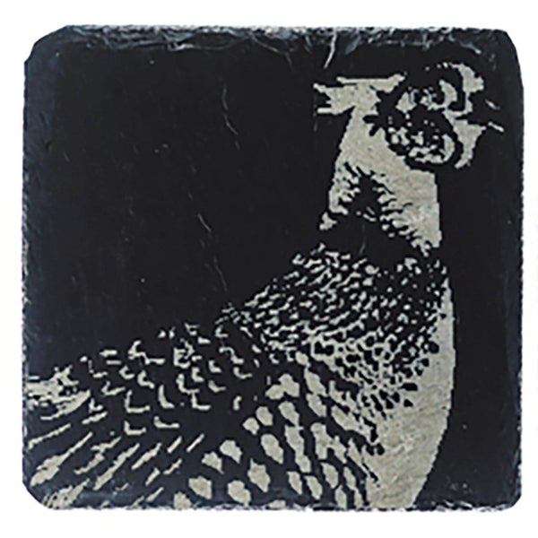 Selbrae House Slate Coaster - Pheasant