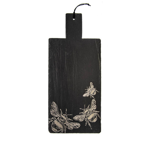 Selbrae House Large Slate Serving Paddle - Bee