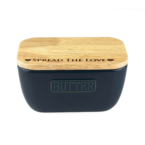 Selbrae House Blue Ceramic Butter Dish - Spread The Love