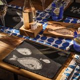 Selbrae House Set of 2 Slate Placemats - Fish Repeat