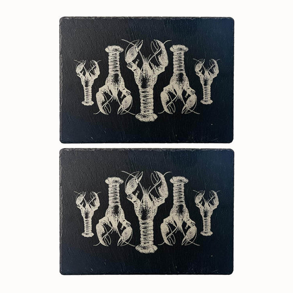 Selbrae House Set of 2 Slate Placemats - Lobster