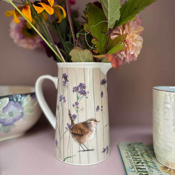 Alex Clark New Bone China 500ml Serving Jug - Wren And Verbena
