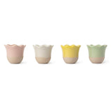 Jamie Oliver Big Love Stoneware Pack of 4 Excellent Egg Cups - Mixed Colours