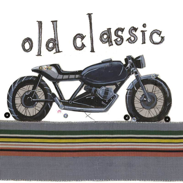 Alex Clark Keyring - Old Classic Bike