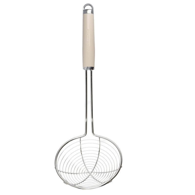 KitchenAid Stainless Steel Wire Skimmer Strainer - Almond Cream