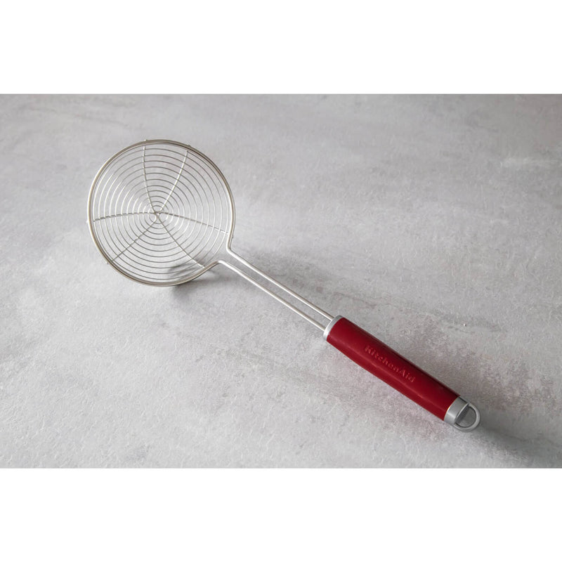 KitchenAid Stainless Steel Wire Skimmer Strainer - Empire Red