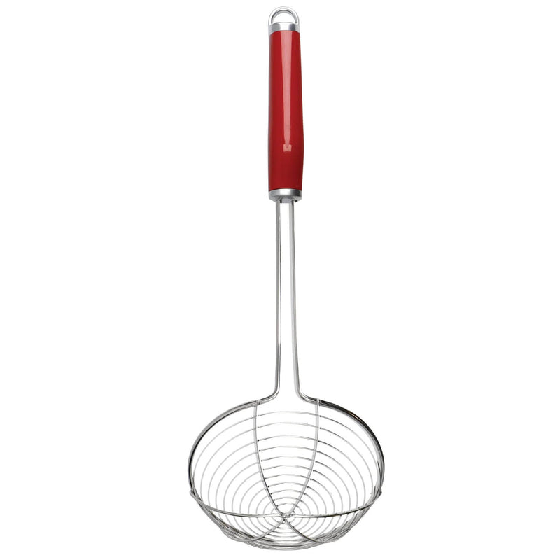 KitchenAid Stainless Steel Wire Skimmer Strainer - Empire Red