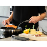 KitchenAid Soft Grip Slotted Turner - Charcoal Grey