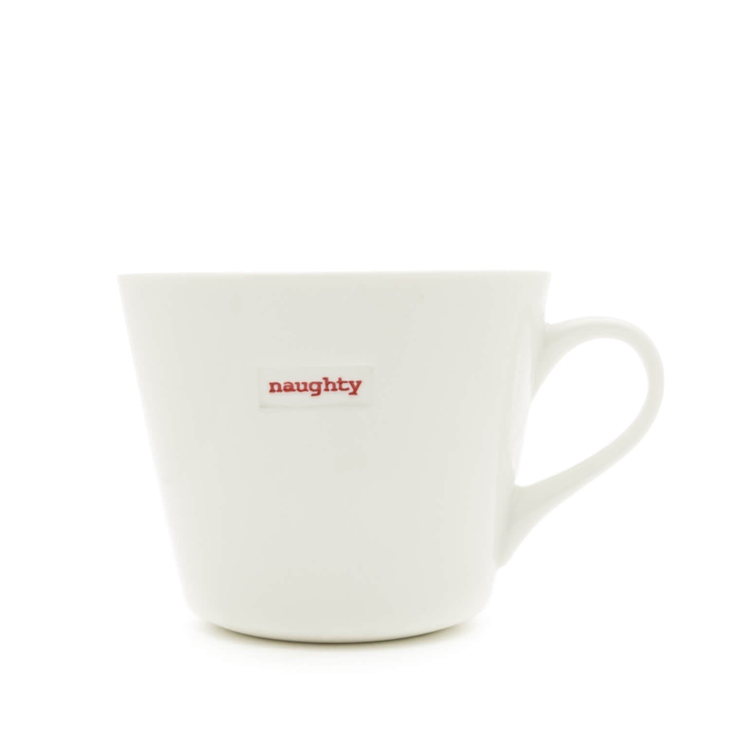 Salt Pot Keith Brymer Jones - Word Range - Standard Ceramic White Mug - Gin Salt Pigs For Kitchen