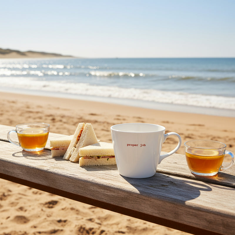 Keith Brymer Jones Word Range Bucket Mug - Proper Job