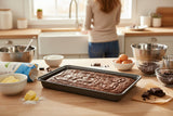 Masterclass Non-Stick Rectangle Brownie Tin - 34cm