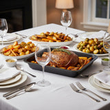 Masterclass Non-Stick Rectangle Sloped Roasting Pan - 33cm