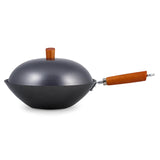 Ken Hom Classic 31cm 5-Piece Carbon Steel Non-Stick Wok Set