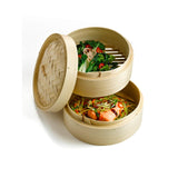 Ken Hom Excellence 2-Tier 20cm Bamboo Steamer