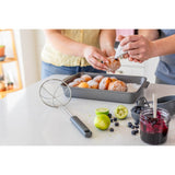 KitchenAid 36.5cm Stainless Steel Wire Strainer - Charcoal Grey