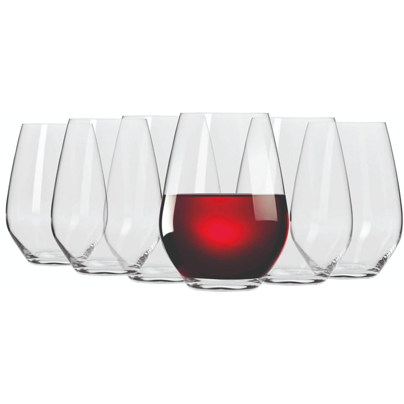 Maxwell & Williams Vino 6-Piece Stemless Red Wine Glasses