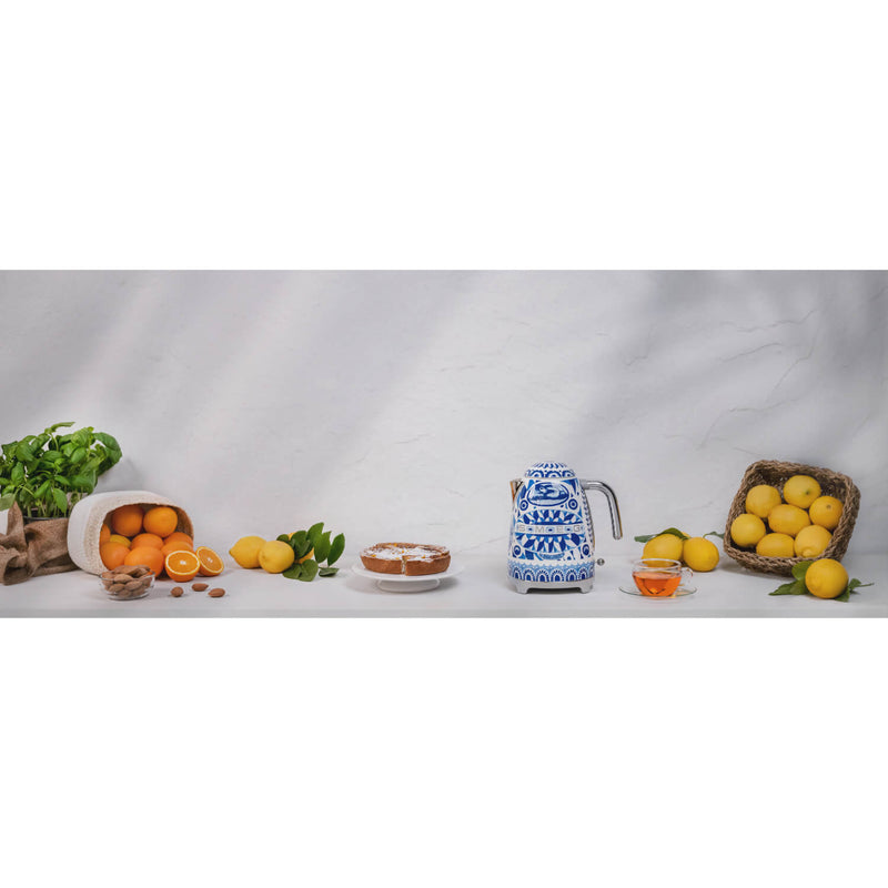 Smeg Dolce & Gabbana Jug Kettle - Blu Mediterraneo