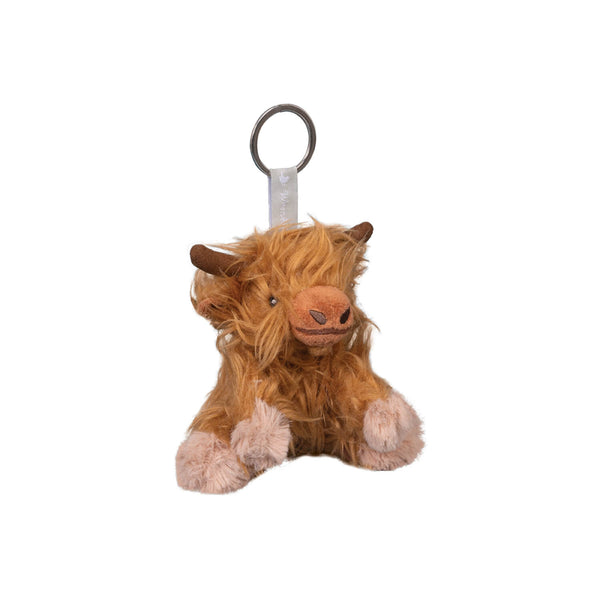 Wrendale Designs by Hannah Dale Plush Keyring - 'Gordon' Highland Cow